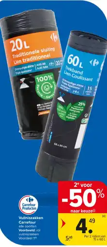 Carrefour Market Vuilniszakken Carrefour aanbieding