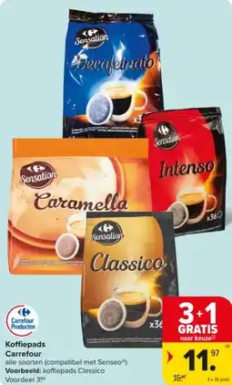 Carrefour Market Koffiepads Carrefour aanbieding