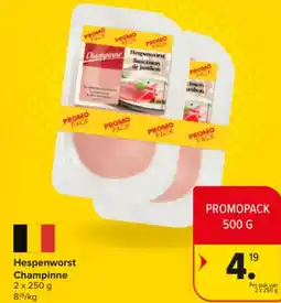 Carrefour Market Champinne Hespenworst aanbieding