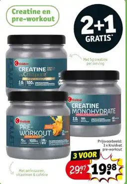 Kruidvat 3x Kruidvat pre-workout aanbieding