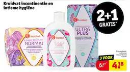 Kruidvat 3x Discreet verband Normal 12 stuks aanbieding