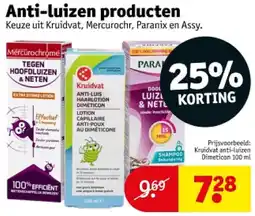 Kruidvat Kruidvat anti-luizen Dimeticon 100 ml aanbieding