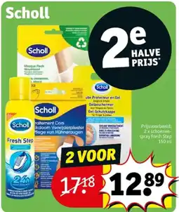 Kruidvat 2schoenen 2сп spray Fresh Step 150 ml aanbieding