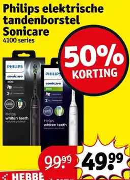 Kruidvat Philips elektrische tandenborstel Sonicare aanbieding