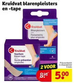 Kruidvat 2x blaarpleister 2x blaarpleister 6 stuks aanbieding