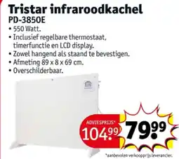 Kruidvat Tristar infraroodkachel aanbieding