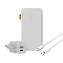 Decathlon Xtorm 35W FS5 Powerbank 20.000mAh + 35W GaN2 Lader + USB-C PD Kabel, Wit aanbieding