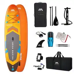 Decathlon Opblaasbaar paddleboard Aqua Marina Amgo Turbo 10.10 met autonome aandrijving Bl aanbieding