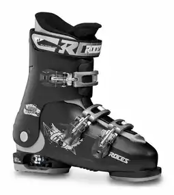 Decathlon Roces - Idea Free - Skischoenen - Kinderen - 22.5-25.5 (36-40) - Zwart - Zilver aanbieding