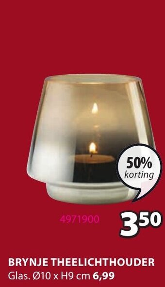 Jysk Brynje Theelichthouder aanbieding