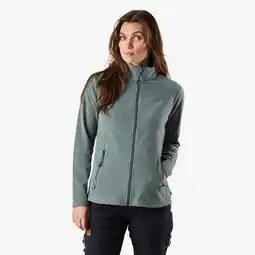Decathlon Dames hiking fleece lange mouw rits Lofoten aanbieding