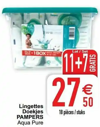 Cora Lingettes doekjes pampers aanbieding