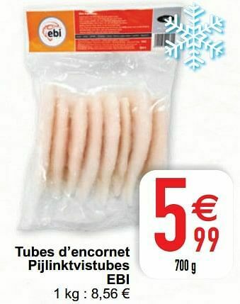 Cora Tubes d’encornet pijlinktvistubes ebi aanbieding