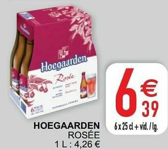 Cora Hoegaarden rosée aanbieding
