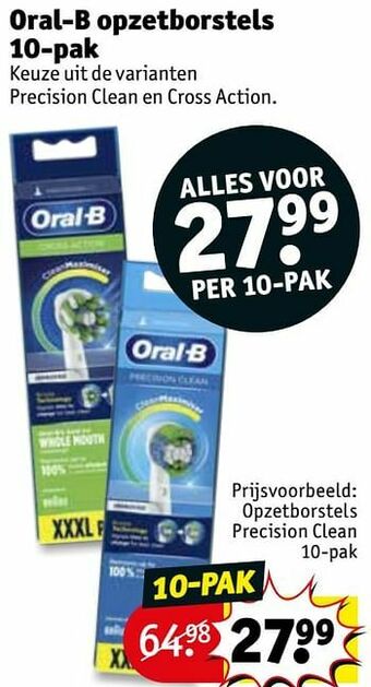 Kruidvat Opzetborstels precision clean aanbieding