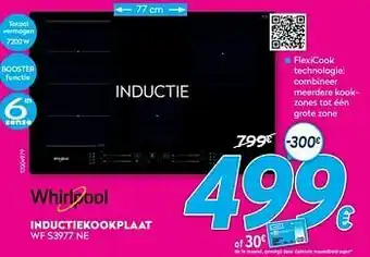 Krëfel Whirlpool inductiekookplaat wf s3977 ne aanbieding