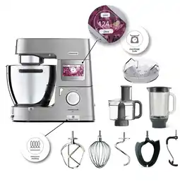 Krëfel Kenwood Keukenrobot Cooking Chef XL met geïntegreerde weegschaal en kookfunctie KCL95.424SI aanbieding