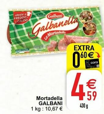 Cora Mortadella galbani aanbieding