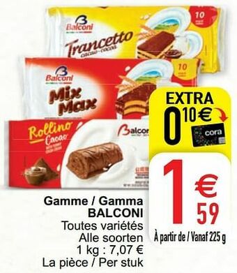 Cora Gamme - gamma balconi aanbieding