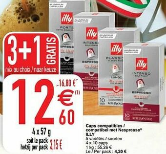Cora Caps compatibles - compatibel met nespresso illy aanbieding