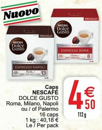 Cora Caps nescafé dolce gusto aanbieding