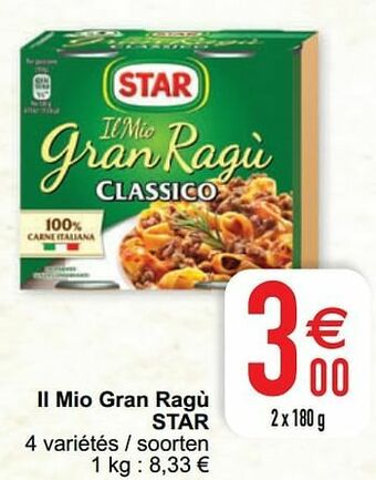 Cora Il mio gran ragù star aanbieding