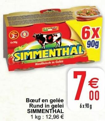 Cora Boeuf en gelée rund in gelei simmenthal aanbieding