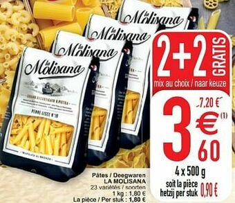 Cora Pâtes - deegwaren la molisana aanbieding