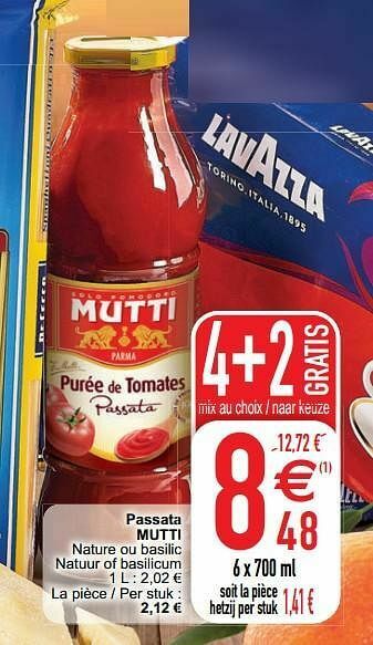 Cora Passata mutti aanbieding