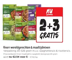 Jumbo Knorr wereldgerechten & maaltijdmixen aanbieding