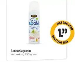 Jumbo Jumbo slagroom aanbieding