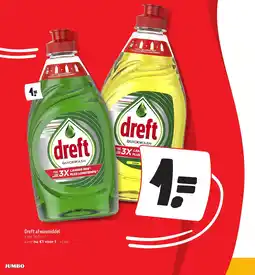 Jumbo Dreft afwasmiddel aanbieding