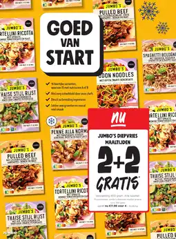 Jumbo Jumbo's diepvries maaltijden aanbieding