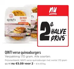 Jumbo QINTI verse quinoaburgers aanbieding