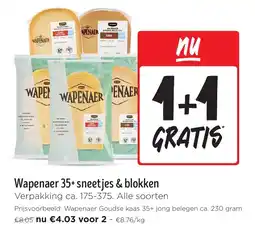 Jumbo Wapenaer 35+ sneetjes & blokken aanbieding