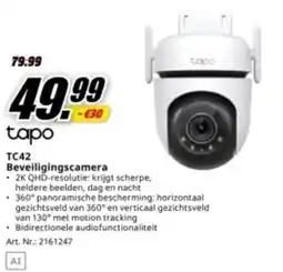 MediaMarkt tapo TC42 Beveiligingscamera aanbieding