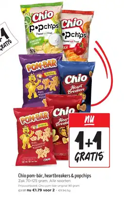 Jumbo Chio pom-bär, heartbreakers & popchips aanbieding