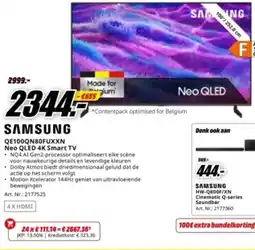MediaMarkt Samsung QE100QN80FUXXN Neo QLED 4K Smart TV aanbieding