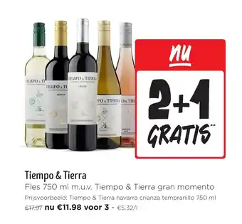 Jumbo Tiempo & Tierra aanbieding