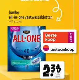 Jumbo Jumbo all-in-one vaatwastabletten aanbieding