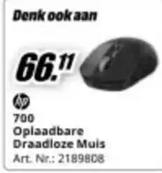 MediaMarkt Hp 700 Oplaadbare Draadloze Muis aanbieding