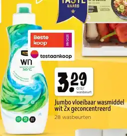 Jumbo Jumbo vloeibaar wasmiddel wit 2x geconcentreerd aanbieding
