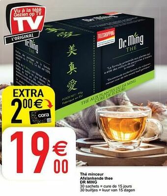 Cora Thé minceur afslankende thee dr ming aanbieding