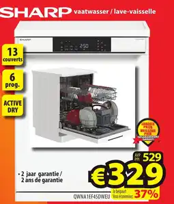 ElectroStock SHARP vaatwasser lave-vaisselle aanbieding