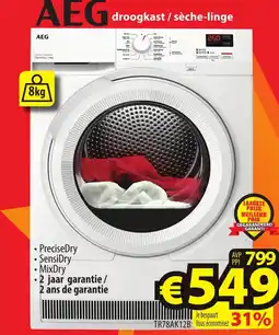 ElectroStock AEG droogkast sèche-linge aanbieding