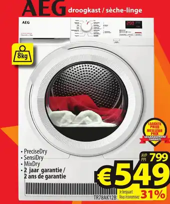 AEG droogkast sèche-linge