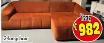 Budget Meubelen 2-longchair aanbieding