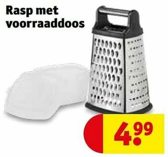 Rasp met voorraaddoos