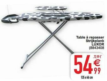 Table à repasser strijkplank luxor