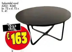 Budget Meubelen Salontafel rond 6202-B340 aanbieding